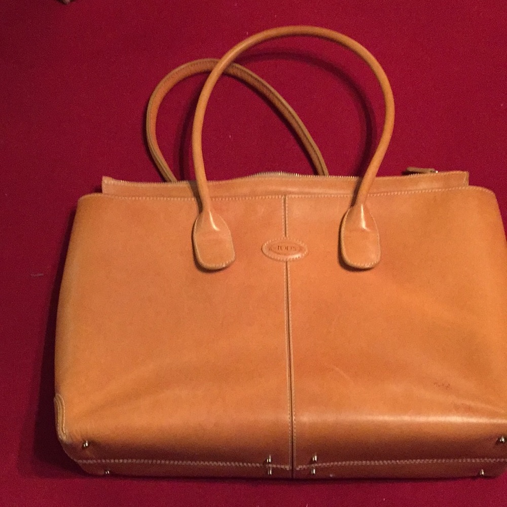 Tods vintage leather Tote